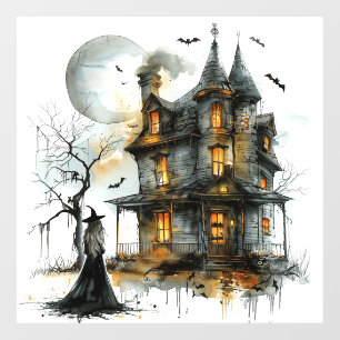 Witching Hour Manor – A Haunted Autumn Tale Window Cling