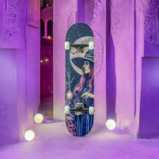 Witching Hour: Moonlit Magic Skateboard