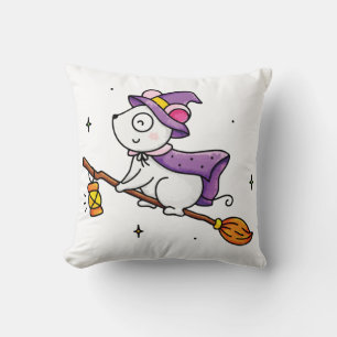 Witching hour throw pillow