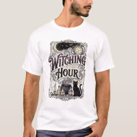 Witching Hour Vintage Engraving Witchy Design_1