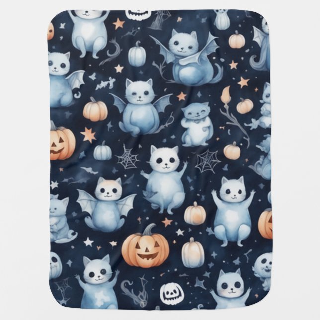 Witching Hour Whimsy: Magical Baby Blanket (Front)