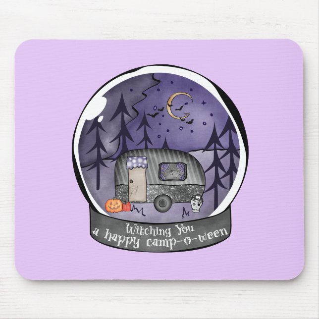 Witching You A Happy Camp-O-Ween Mouse Pad (Front)