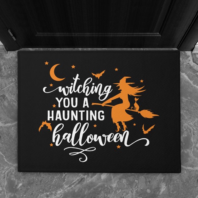 Witching You a Haunting Season | Halloween Humor Doormat (Creator Uploaded)