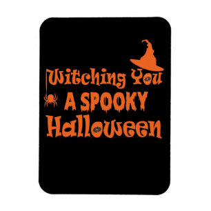 Witching You a Spooky Halloween Magnet