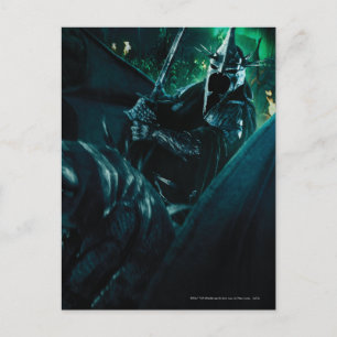 Witchking with sword postcard