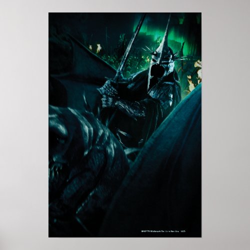 Witchking with sword poster