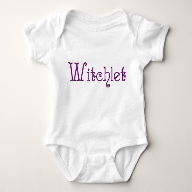 Witchlet Onsie Baby Bodysuit (Front)