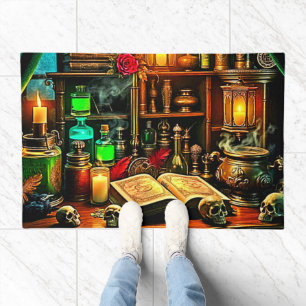 Witch's Altar Mystical Night Brew Design Doormat