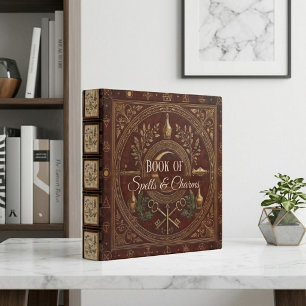 Witch's Apothecary Diaries Book of Spell & Charms 3 Ring Binder