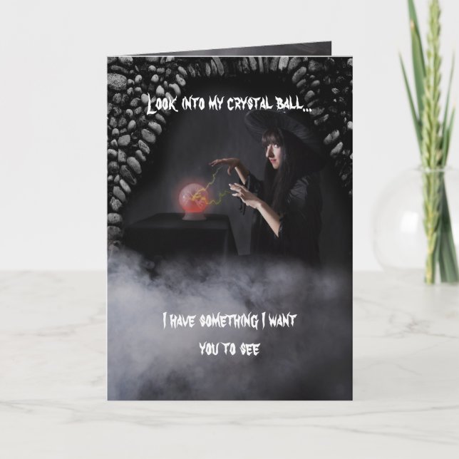 Witch's Birthday wish Card (Front)