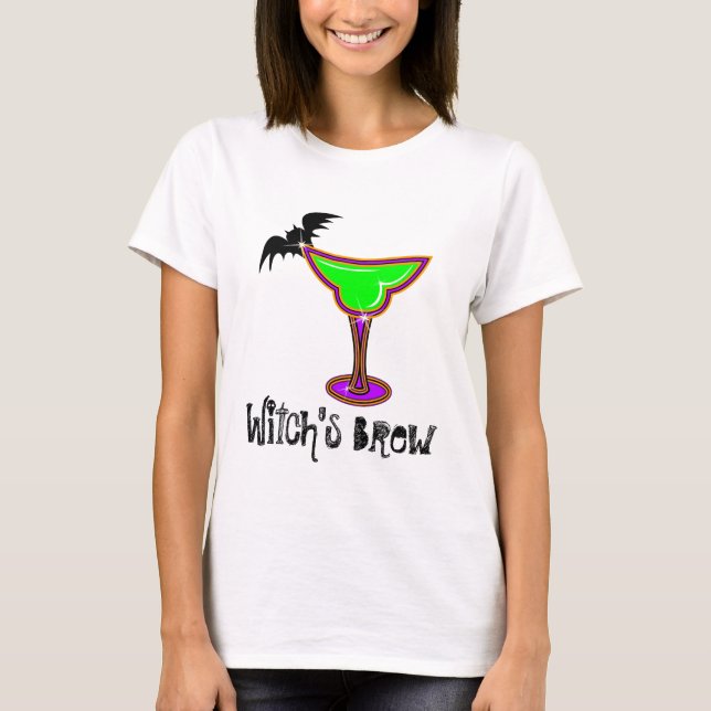 Witch's Brew Bat Margarita Shirt (Front)