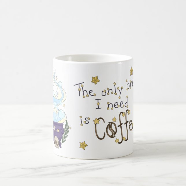 Witch's Brew Classic Coffee Mug (Center)