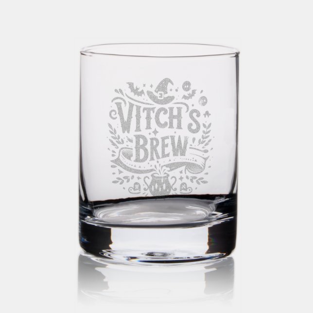 Witch's Brew- Halloween  Rocks Glass (Glassware)