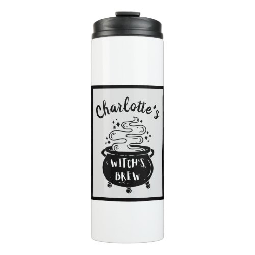 Witchs Brew Personalized Halloween  Thermal Tumbler