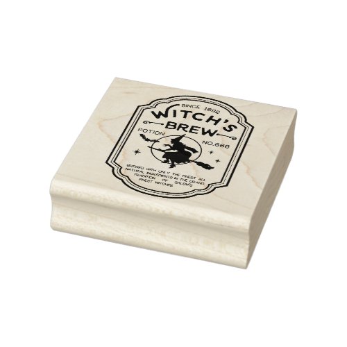 Witchs Brew Rubber Stamp