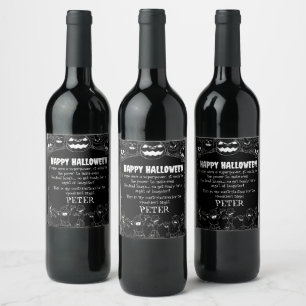 Witch's Brew: Spooktacular Custom Wine Labels! Label