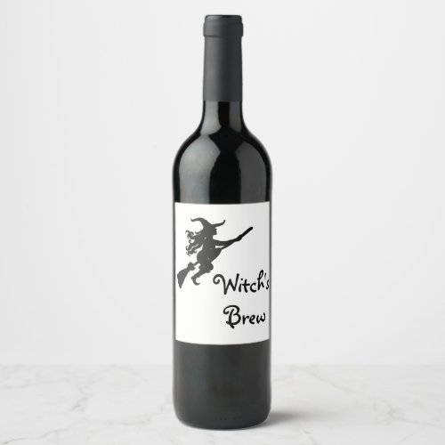 Witchs Brew Wine Label