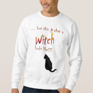 Witch's cat sweatshirt