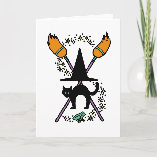 Witch's Coat of Arms Card (Front)
