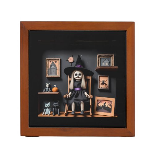 Witchs Cursed Doll House Desk Organizer