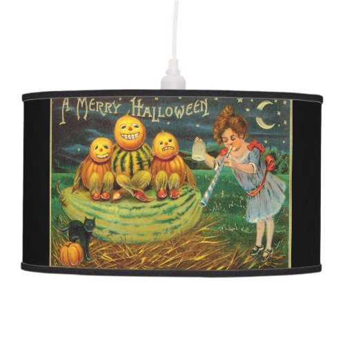 Witchs Halloween Jack_o_Lantern Magick Altar Ceiling Lamp