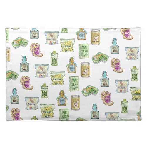 Witchs potion pattern double double  cloth placemat