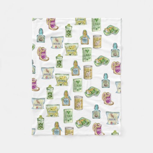 Witchs potion pattern double double  fleece blanket