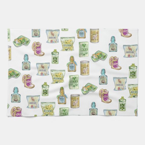Witchs potion pattern double double  kitchen towel