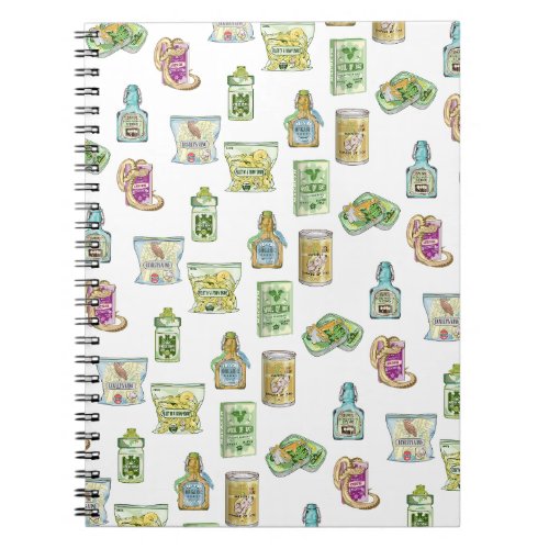 Witchs potion pattern double double  notebook