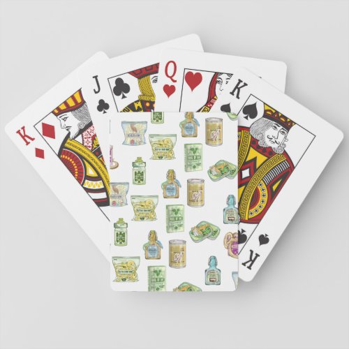 Witchs potion pattern double double  playing cards