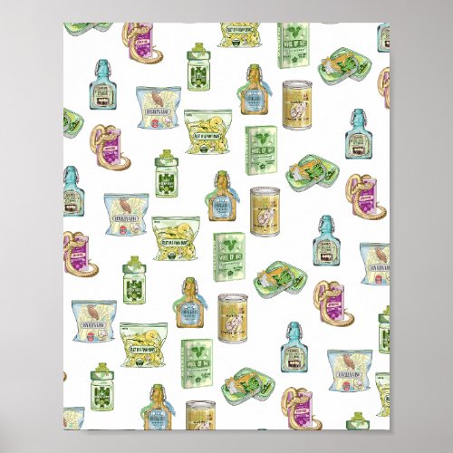 Witchs potion pattern double double  poster