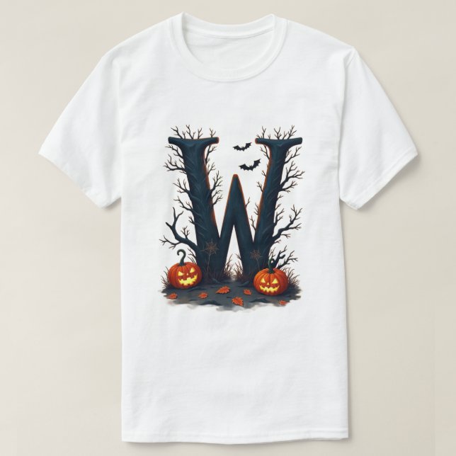 Witch's Sunset or Letter with W T-Shirt (Design Front)