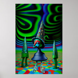 WitchWoo - A Psychedelic Christmas Story Ken Gage Poster