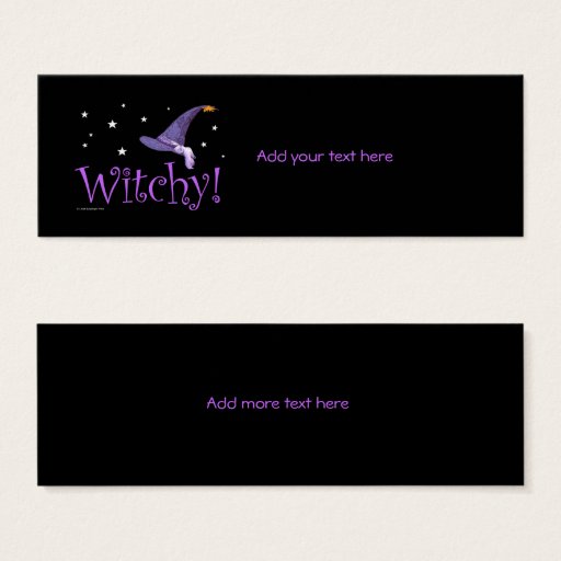 Customizable Witchy Business Cards
