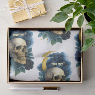 Witchy Aesthetic Gothic Floral Halloween Creepy  Tissue Paper