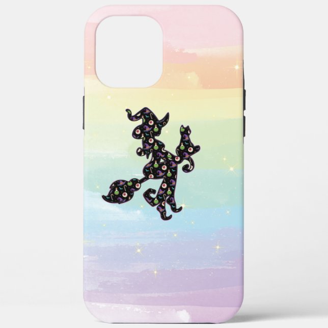 Witchy And Cat, Halloween Mood Case-Mate iPhone Case (Back)