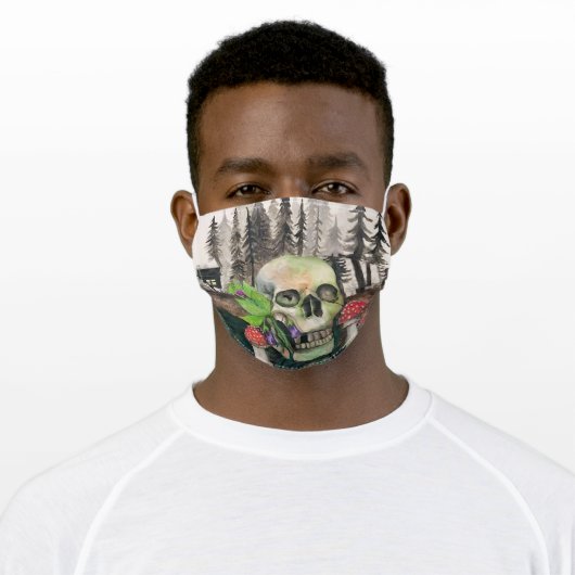 Witchy Baba Yaga Face Mask (Worn)