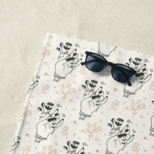 Witchy Bohemian Beach Towel