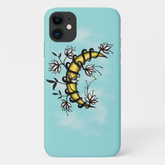 Witchy Boho Floral Moon iPhone 11 Case