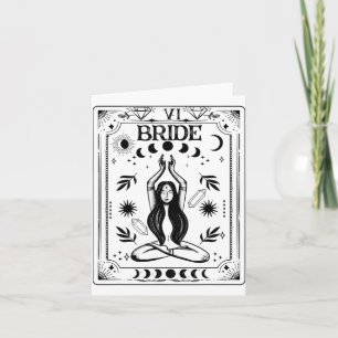Witchy Bride Coven Tarot Celestial Gothic Bachelor Card
