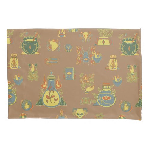 Witchy Business Vintage Art Pillowcase