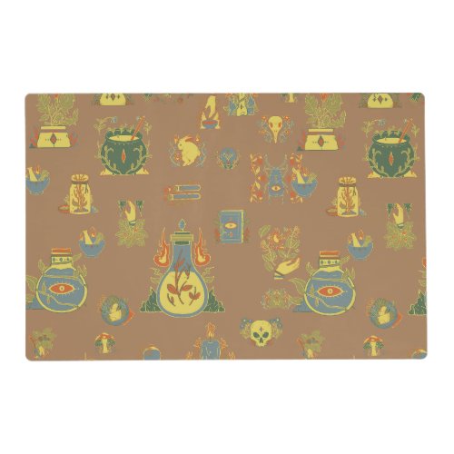 Witchy Business Vintage Art  Placemat