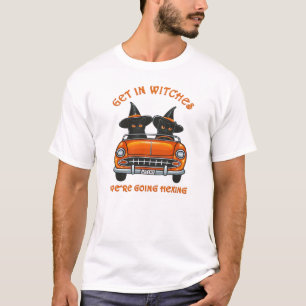 Witchy Cats Going Hexing Oversized T-Shirt
