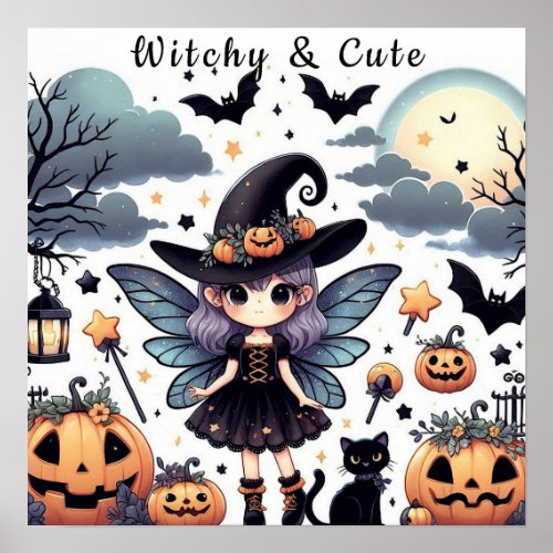 Witchy  Cute 1 Poster