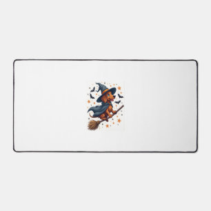 Witchy Dachshund Delight Desk Mat