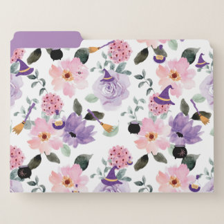 Witchy Floral File Folders