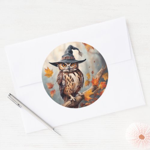 Witchy Friend Collection Classic Round Sticker