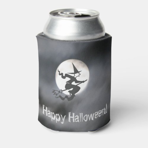 Witchy Full Moon Night  Can Cooler