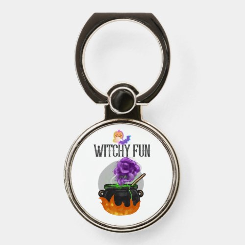 Witchy Fun Phone Ring Stand