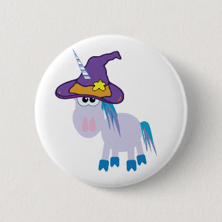 witchy goofkins unicorn button